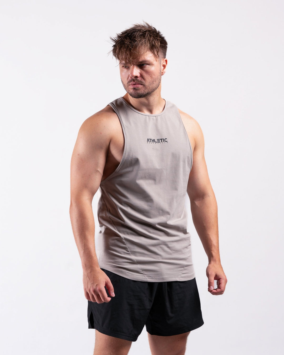 Infinity Sleeveless Shirt (Harbor Grey) - Athletic Aesthetics