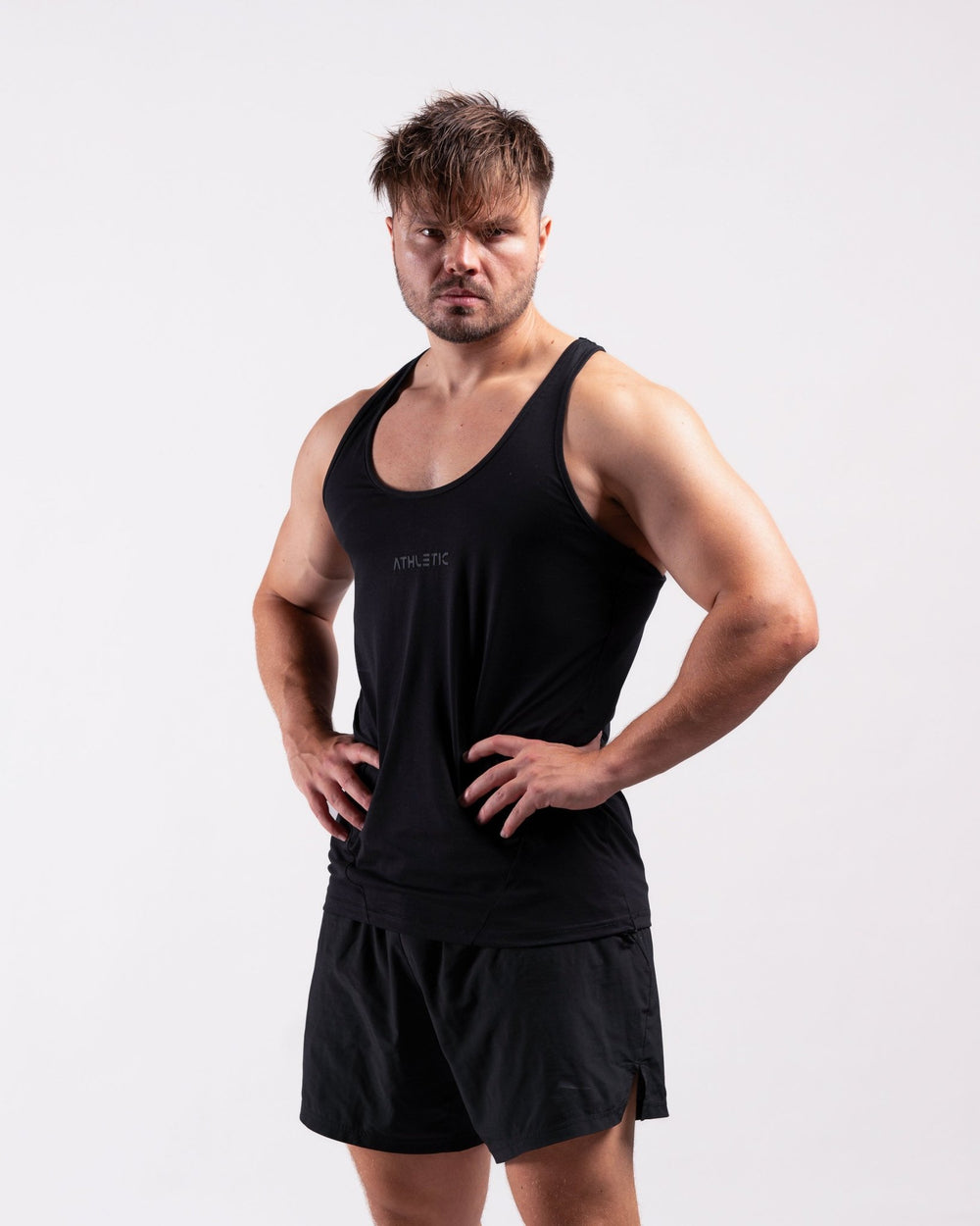 Infinity Tanktop (Black) - Athletic Aesthetics