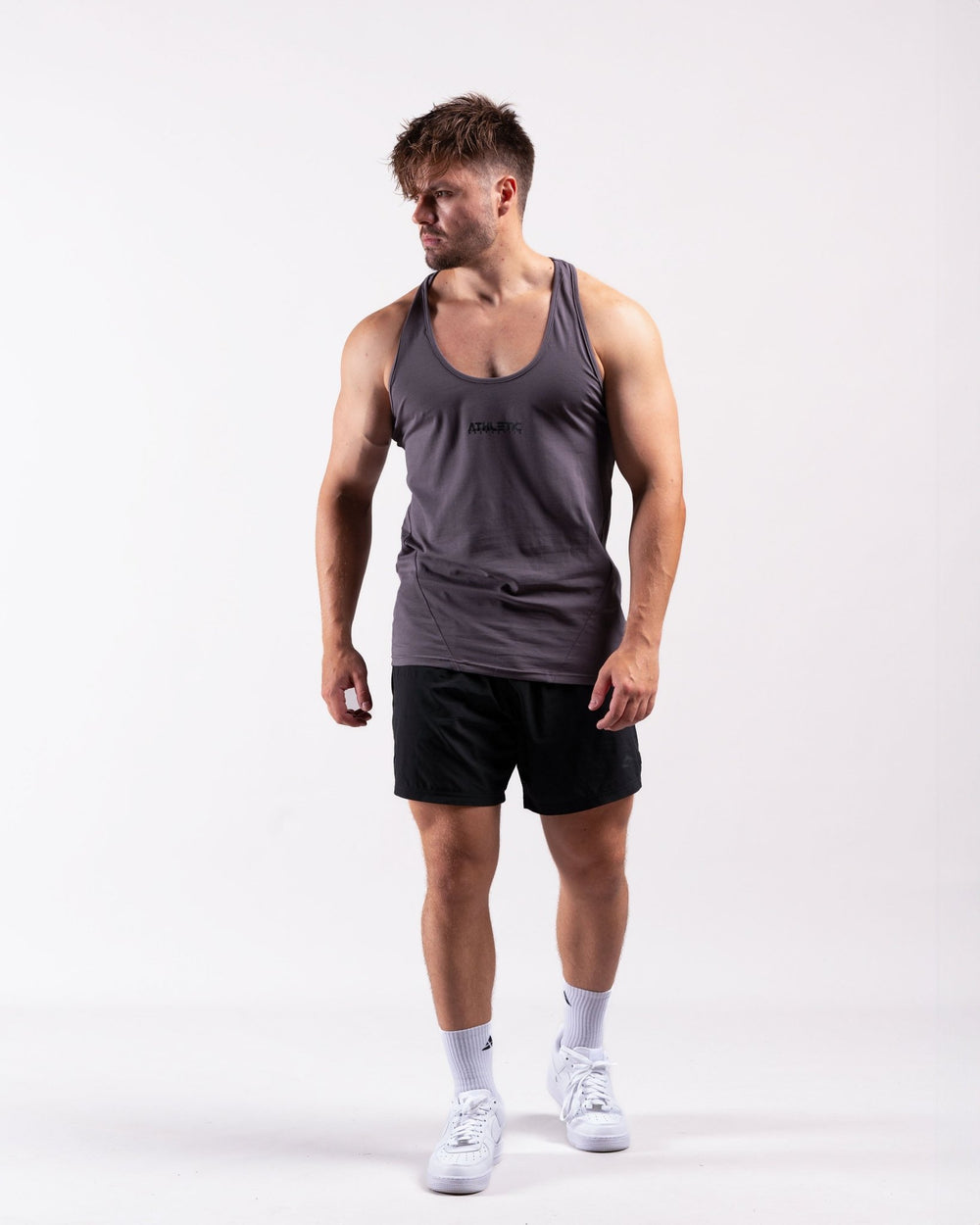 Infinity Tanktop (Dark - Grey) - Athletic Aesthetics