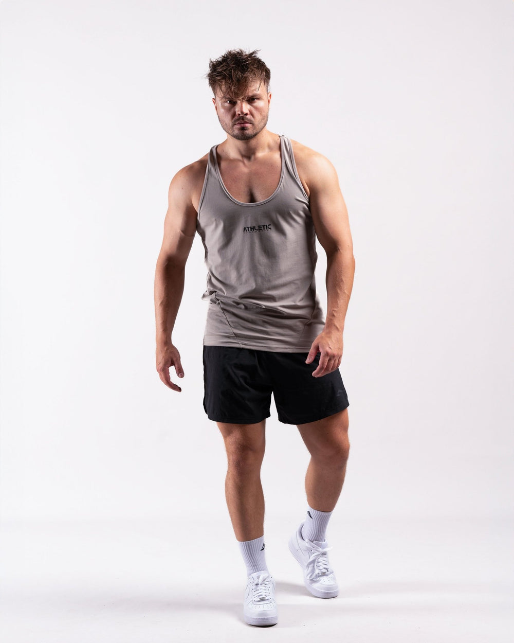 Infinity Tanktop (Harbor Grey) - Athletic Aesthetics