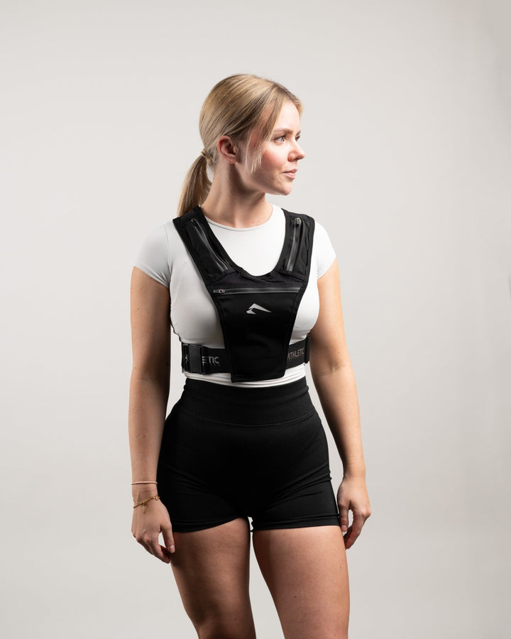 Minimal Running Vest / Laufweste (Black) - Athletic Aesthetics