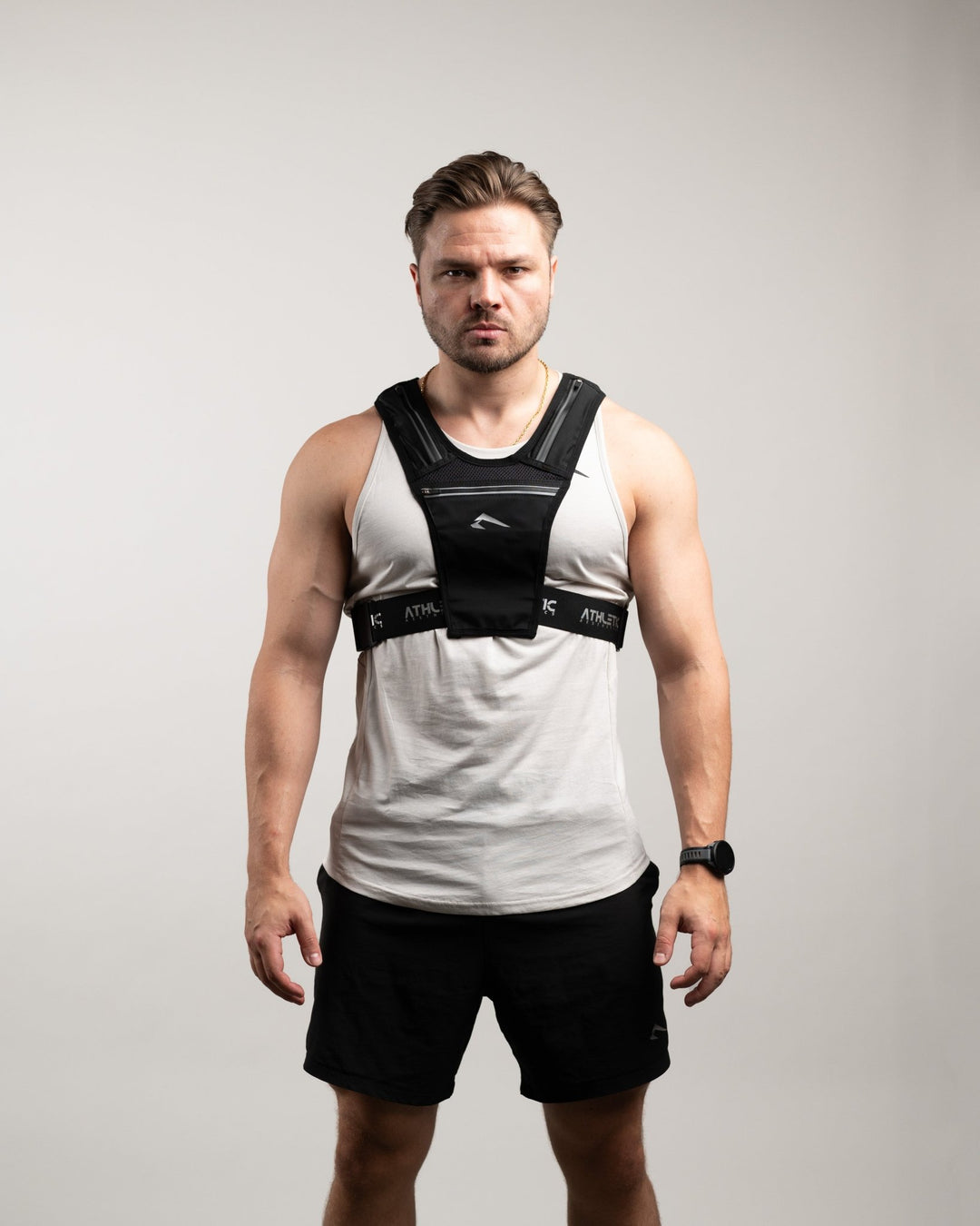 Minimal Running Vest / Laufweste (Black) - Athletic Aesthetics
