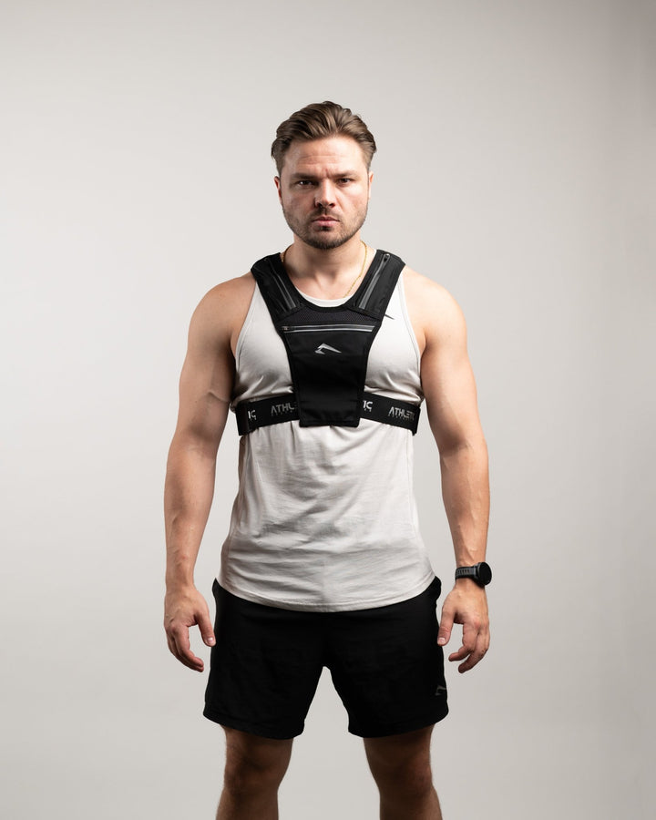 Minimal Running Vest / Laufweste (Black) - Athletic Aesthetics