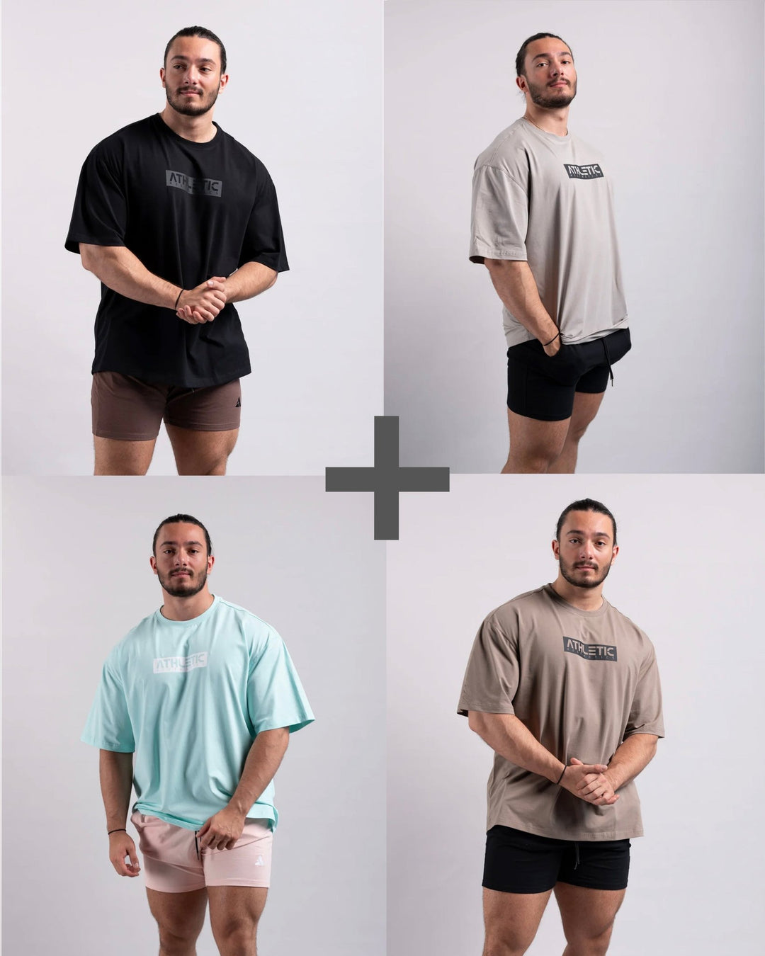 Oversize Shirt 4er Set - Athletic Aesthetics