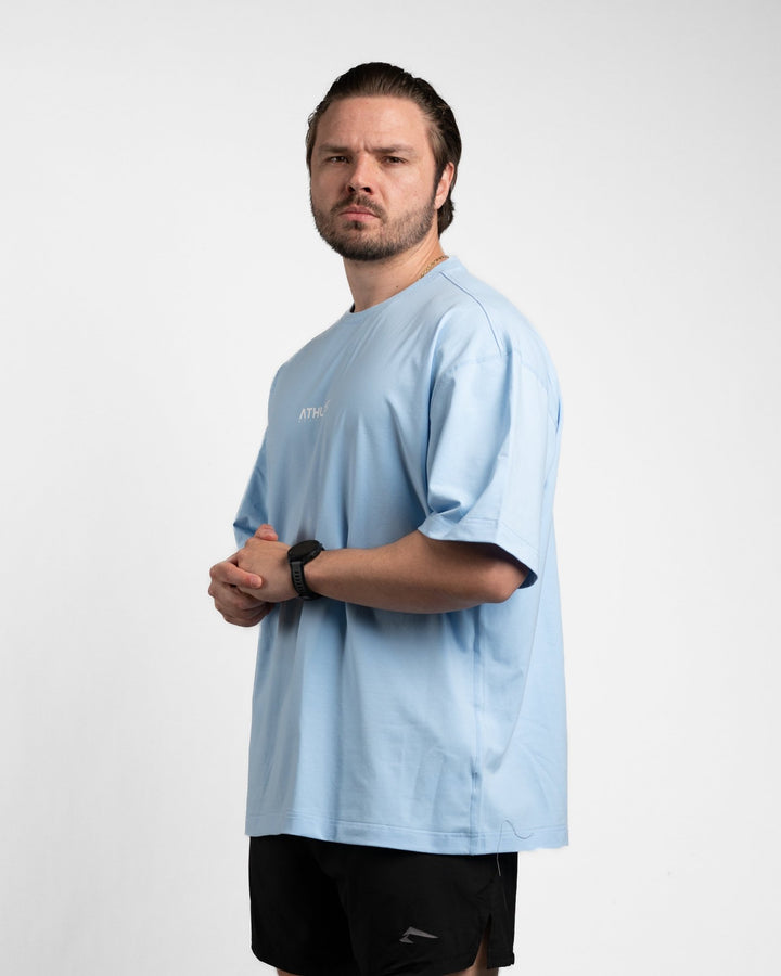 Oversize Shirt (Minimal Baby Blue) - Athletic Aesthetics