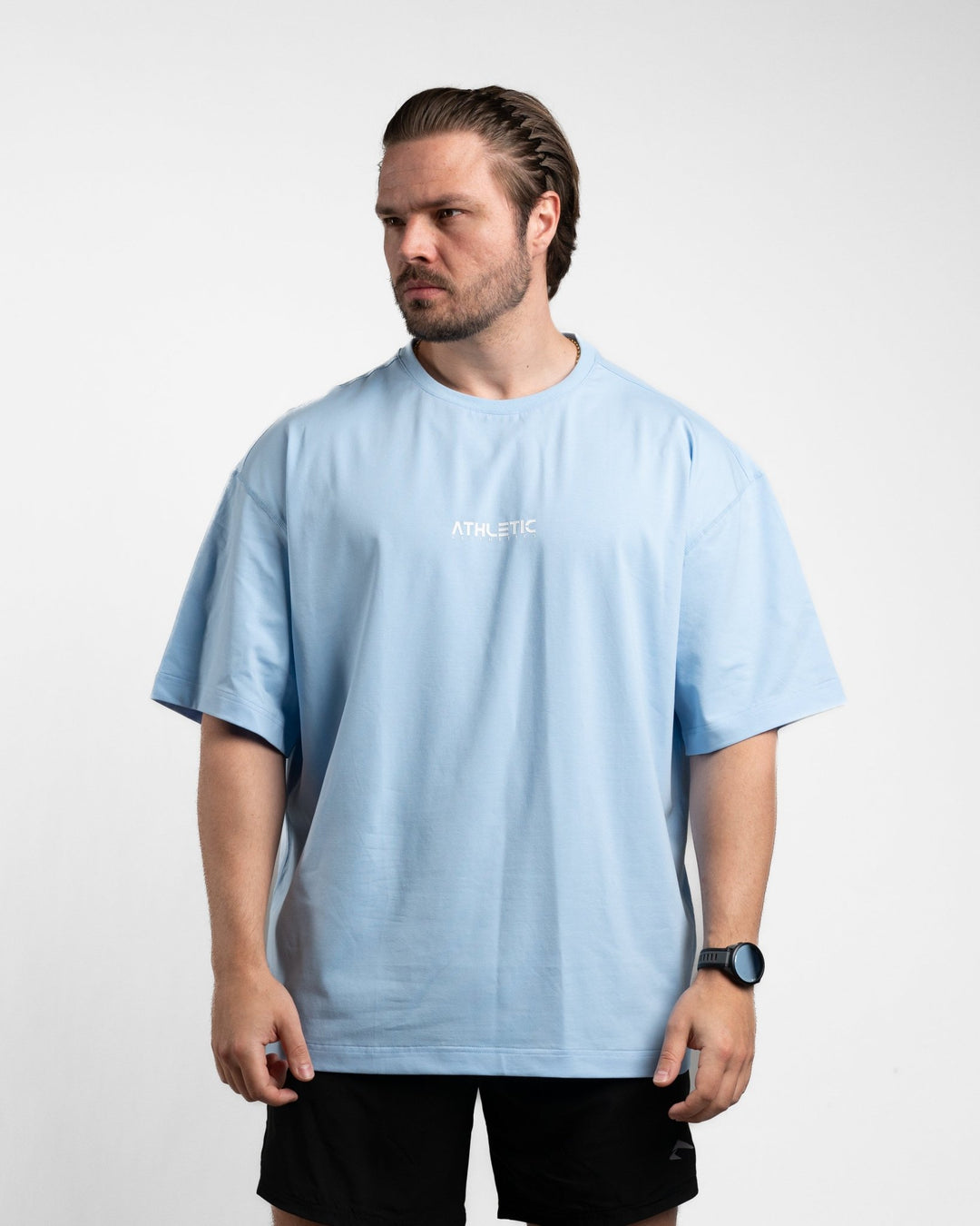 Oversize Shirt (Minimal Baby Blue) - Athletic Aesthetics
