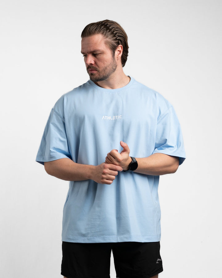 Oversize Shirt (Minimal Baby Blue) - Athletic Aesthetics