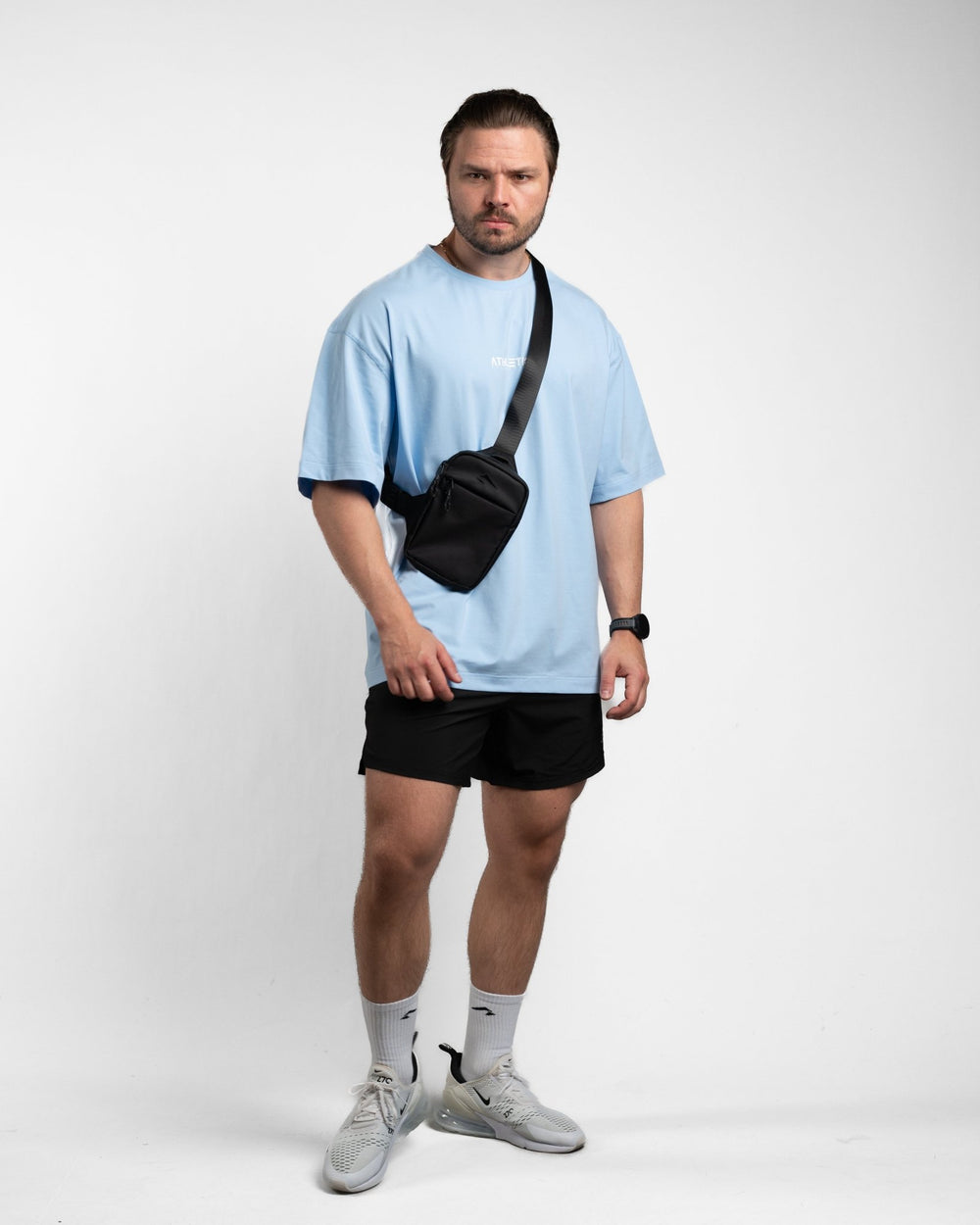 Oversize Shirt (Minimal Baby Blue) - Athletic Aesthetics