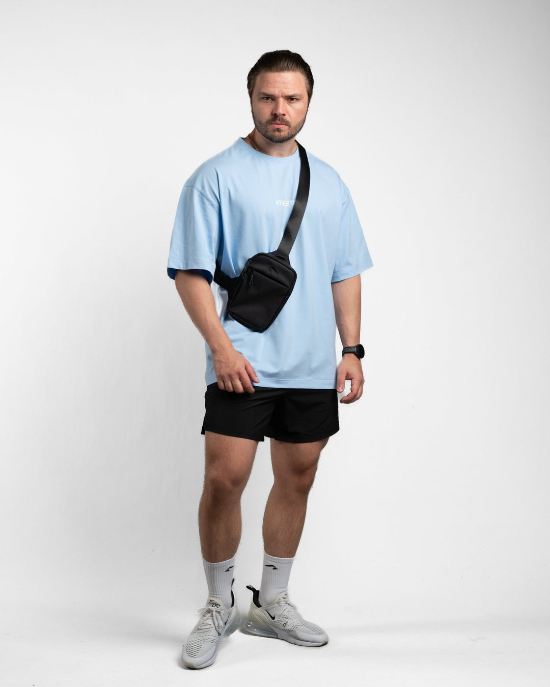 Oversize Shirt (Minimal Baby Blue) - Athletic Aesthetics