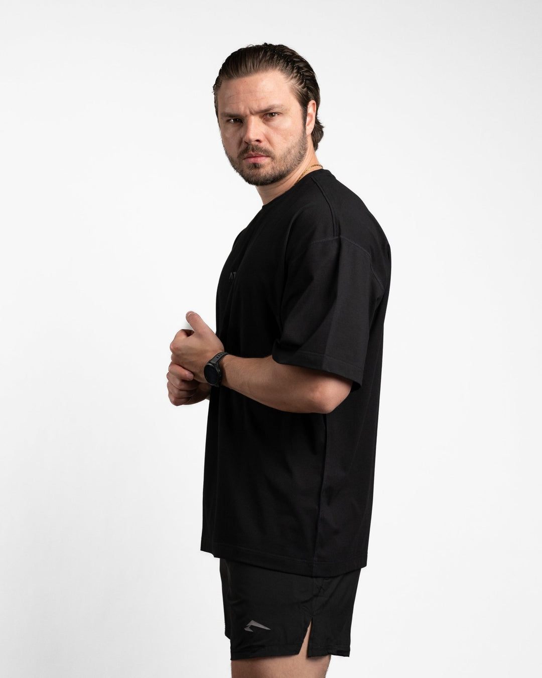 Oversize Shirt (Minimal Black) - Athletic Aesthetics