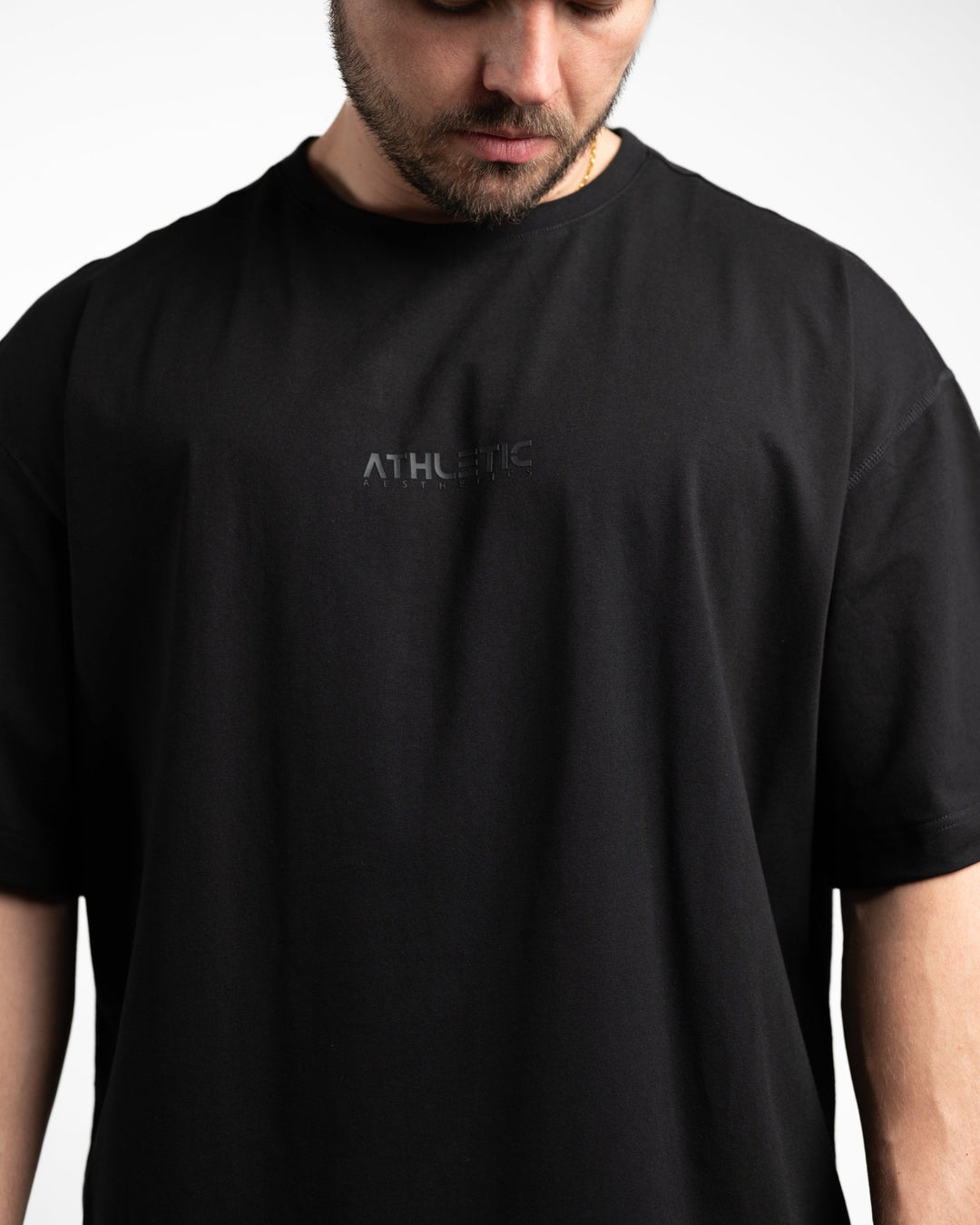 Oversize Shirt (Minimal Black) - Athletic Aesthetics