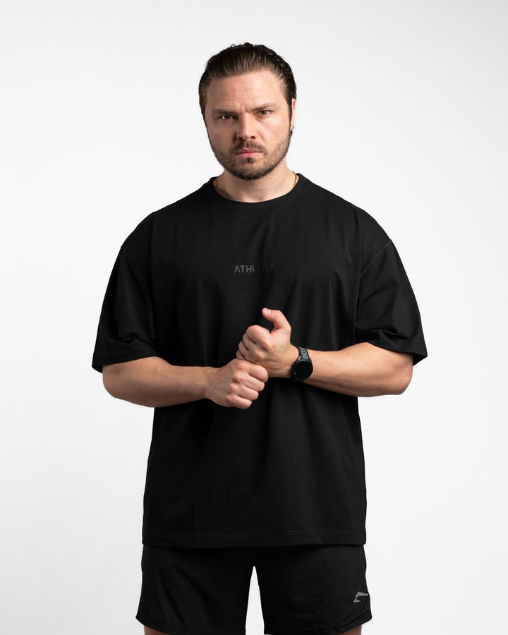 Oversize Shirt (Minimal Black) - Athletic Aesthetics