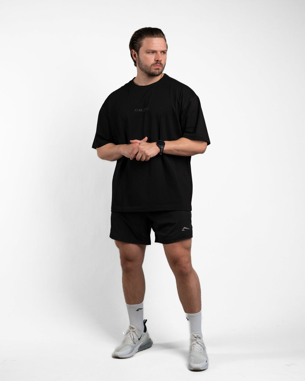 Oversize Shirt (Minimal Black) - Athletic Aesthetics