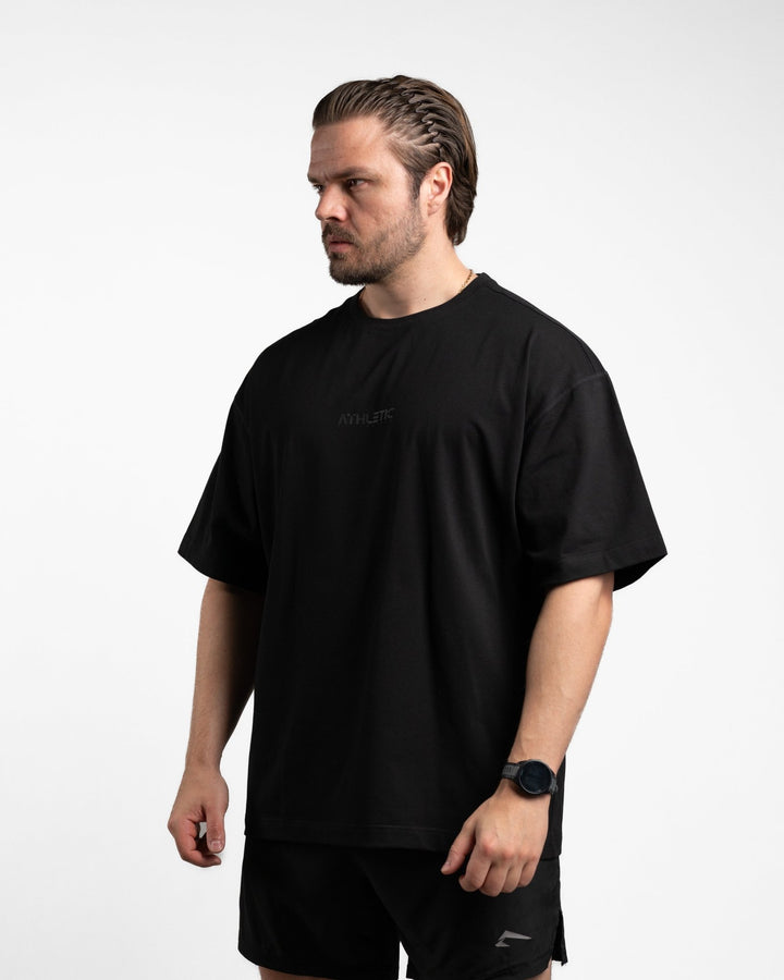 Oversize Shirt (Minimal Black) - Athletic Aesthetics