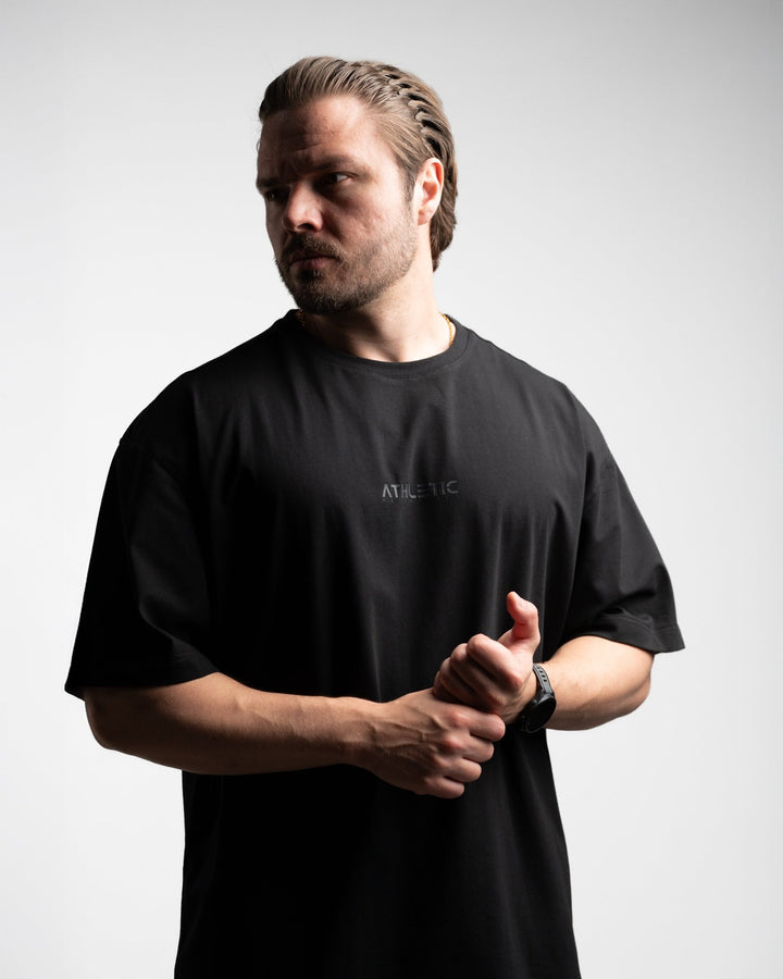 Oversize Shirt (Minimal Black) - Athletic Aesthetics
