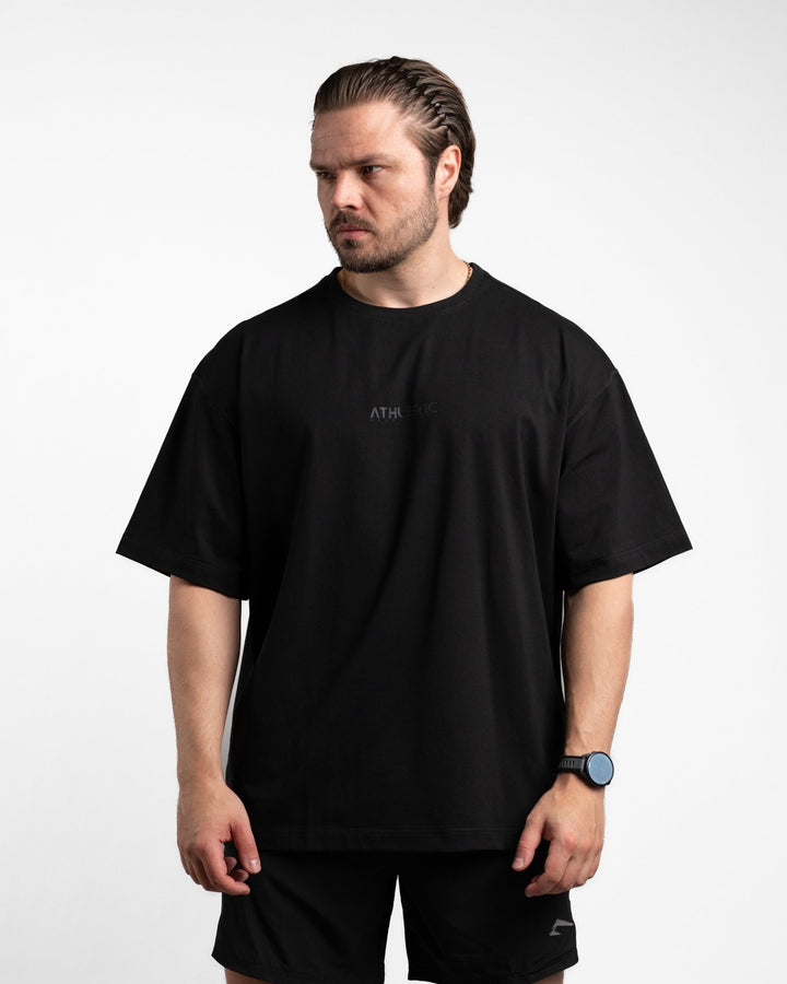 Oversize Shirt (Minimal Black) - Athletic Aesthetics