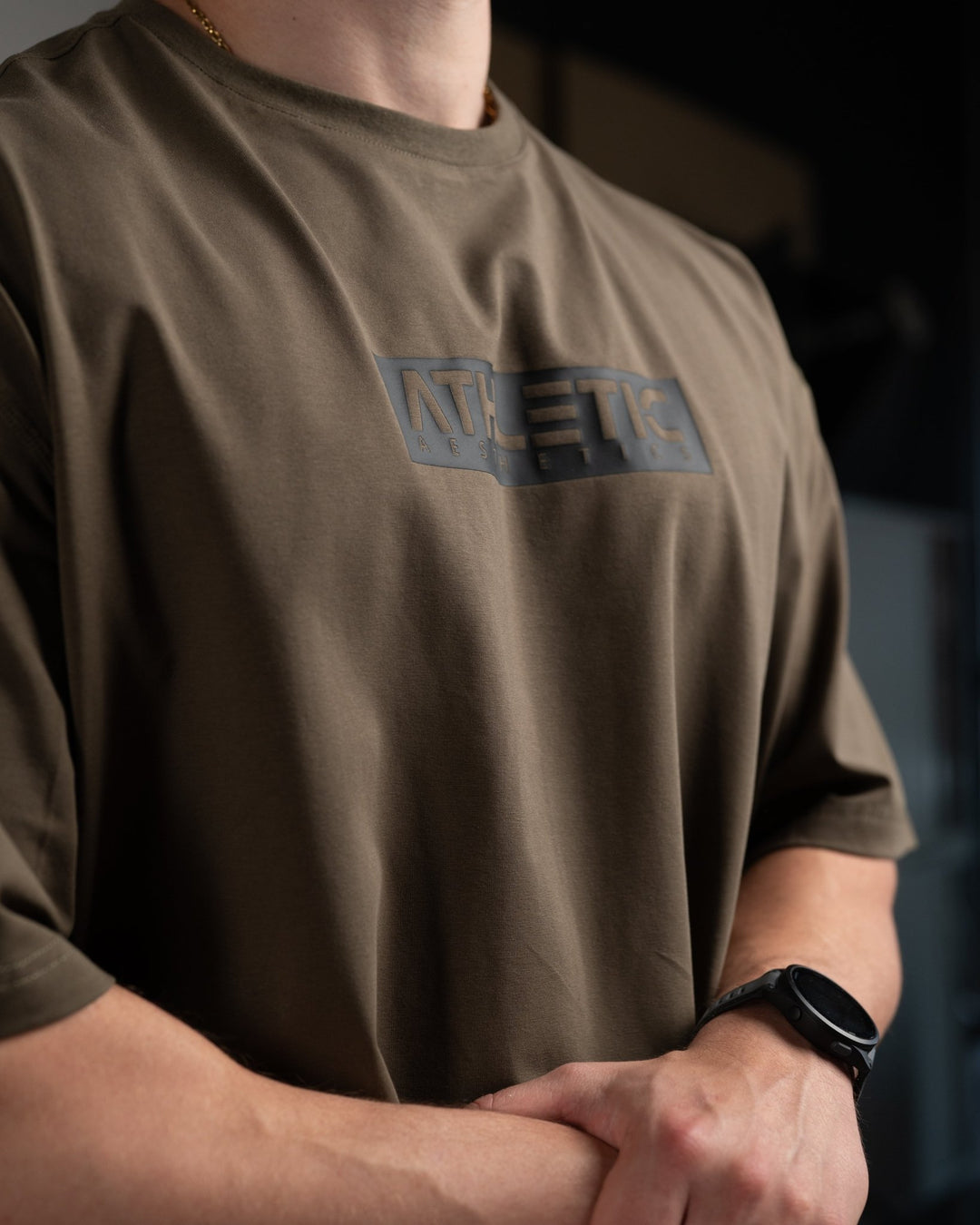 Oversize Shirt (Olive) - Athletic Aesthetics