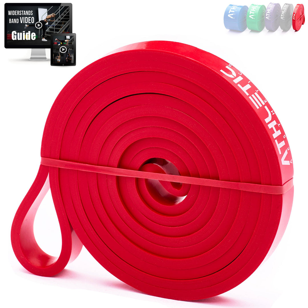 Widerstandsband Latex Rot / Sehr leicht ( 4kg - 16kg) - Athletic Aesthetics