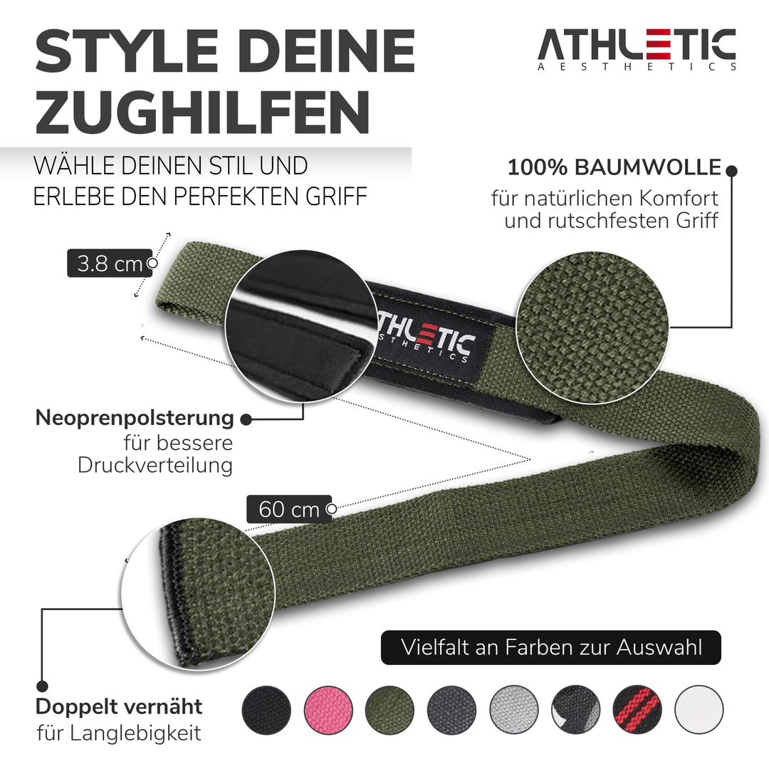 Zughilfen (Olive) - Athletic Aesthetics