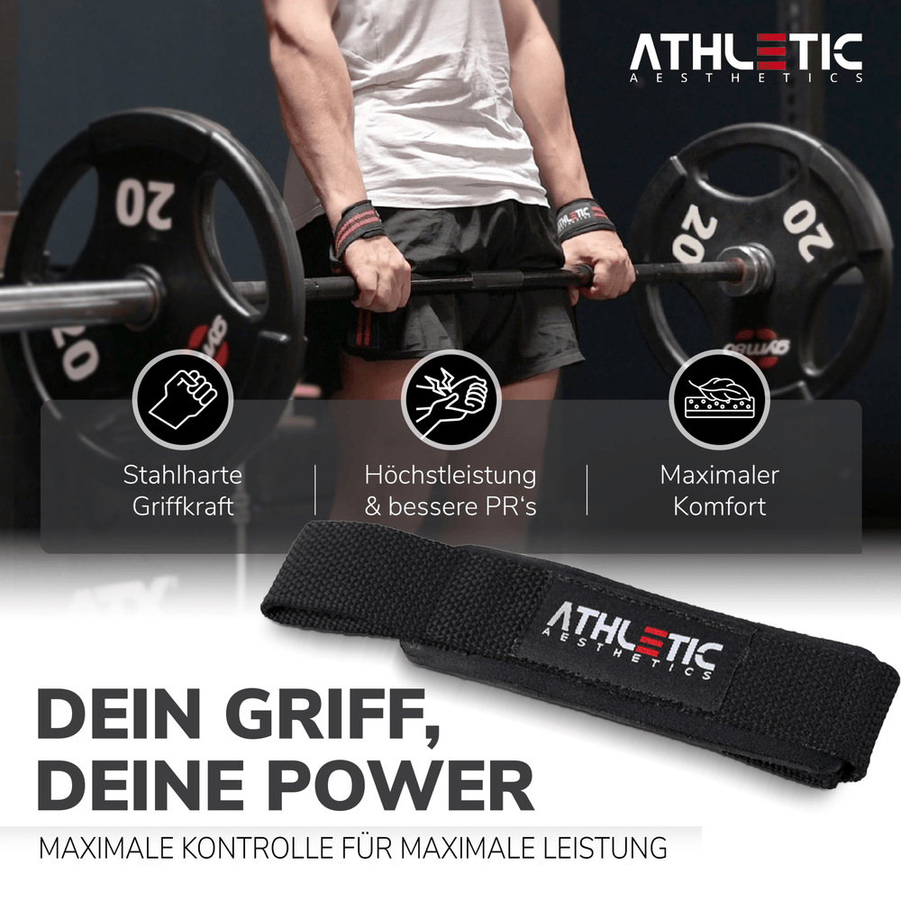 Zughilfen (Schwarz) - Athletic Aesthetics