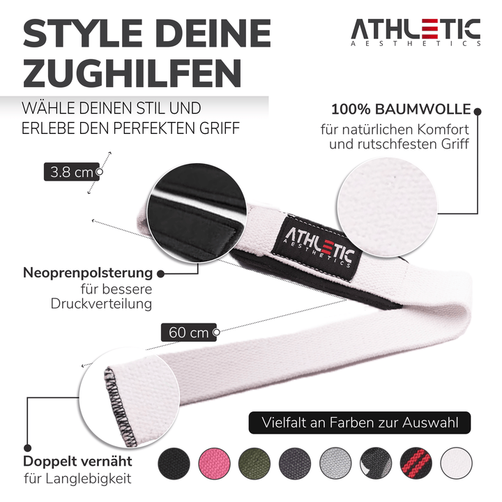 Zughilfen (Weiß) - Athletic Aesthetics