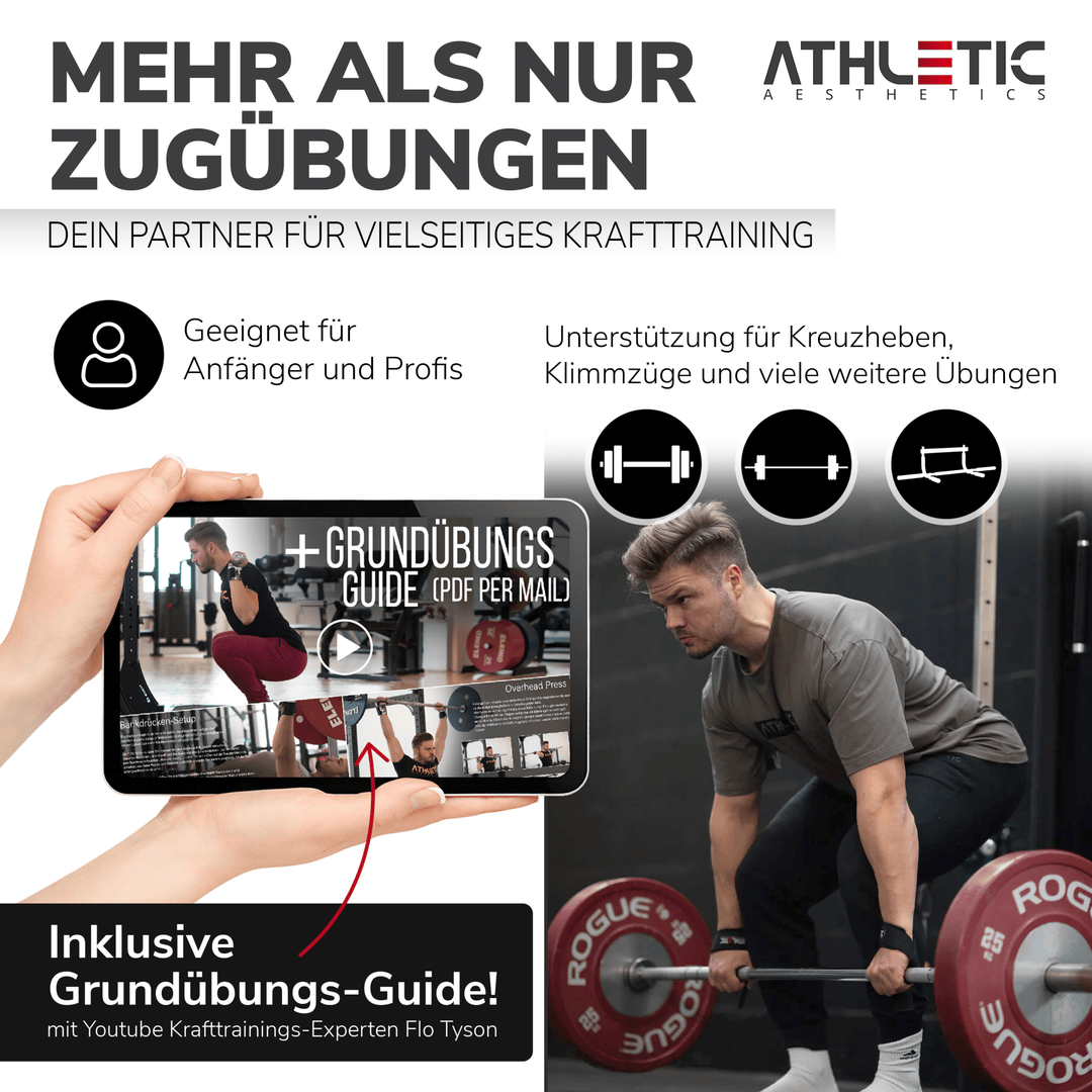 Zughilfen (Weiß) - Athletic Aesthetics