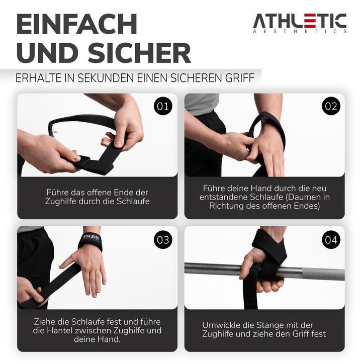 Zughilfen (Weiß) - Athletic Aesthetics
