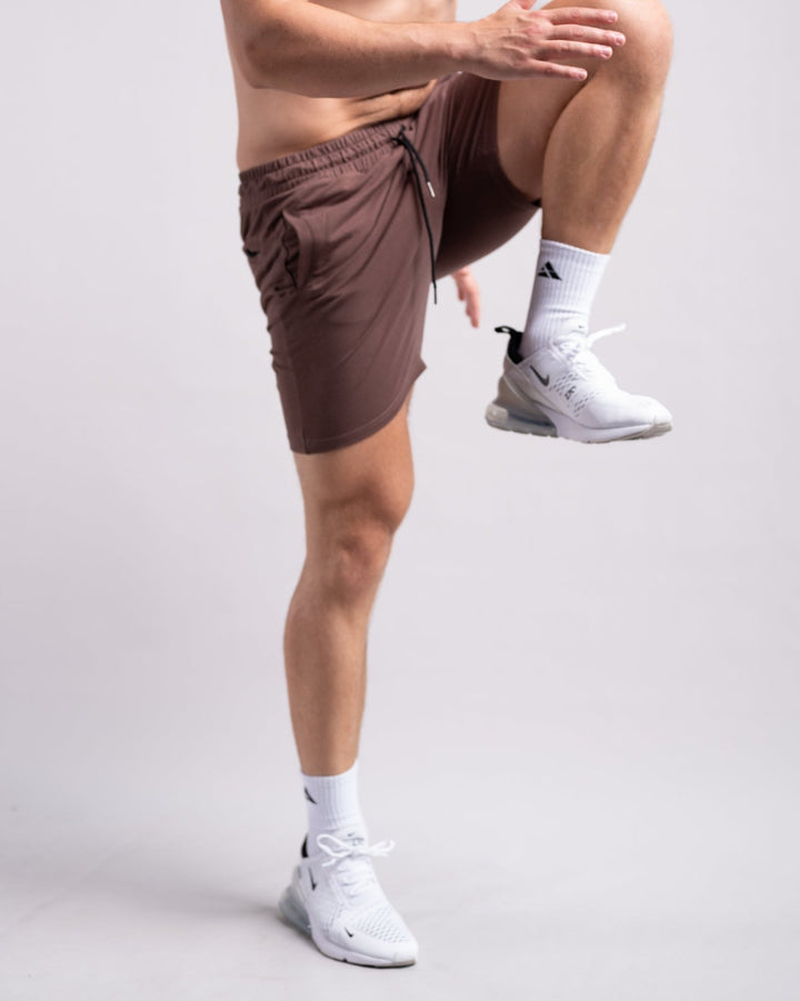 Classic Shorts 2.0 (Coffee) - Athletic Aesthetics