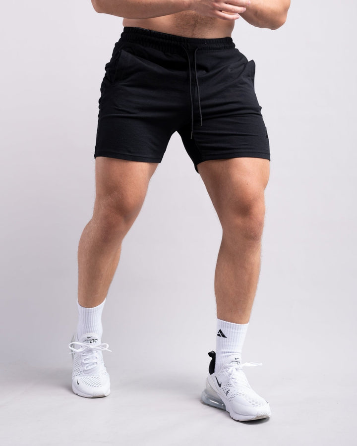 Classic Shorts 2.0 (Full Black) - Athletic Aesthetics