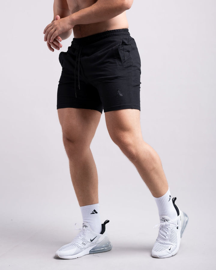 Classic Shorts 2.0 (Full Black) - Athletic Aesthetics