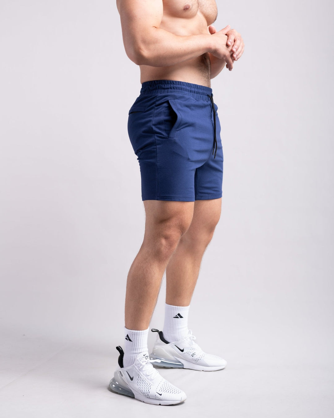 Classic Shorts 2.0 (Navy Blue) - Athletic Aesthetics