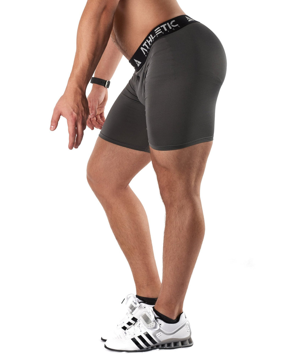 Compression Shorts (Grey) - Athletic Aesthetics