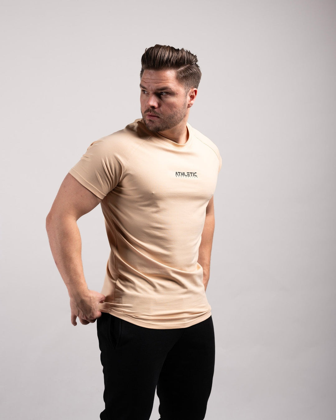 Infinity Shirt (Tan) - Athletic Aesthetics