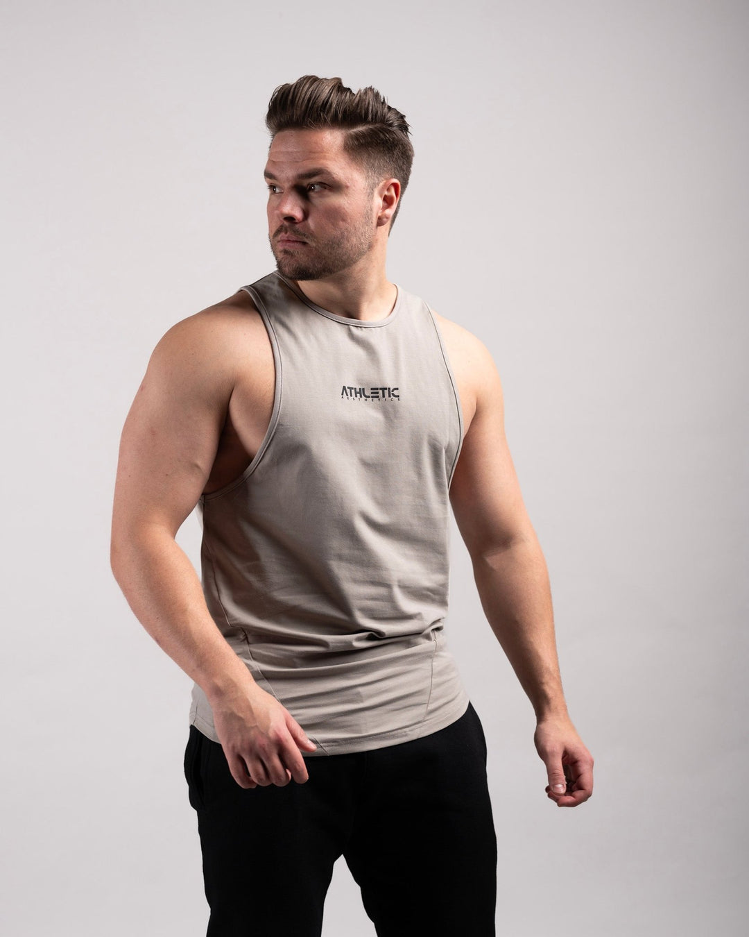 Infinity Sleeveless Shirt (Harbor Grey) - Athletic Aesthetics