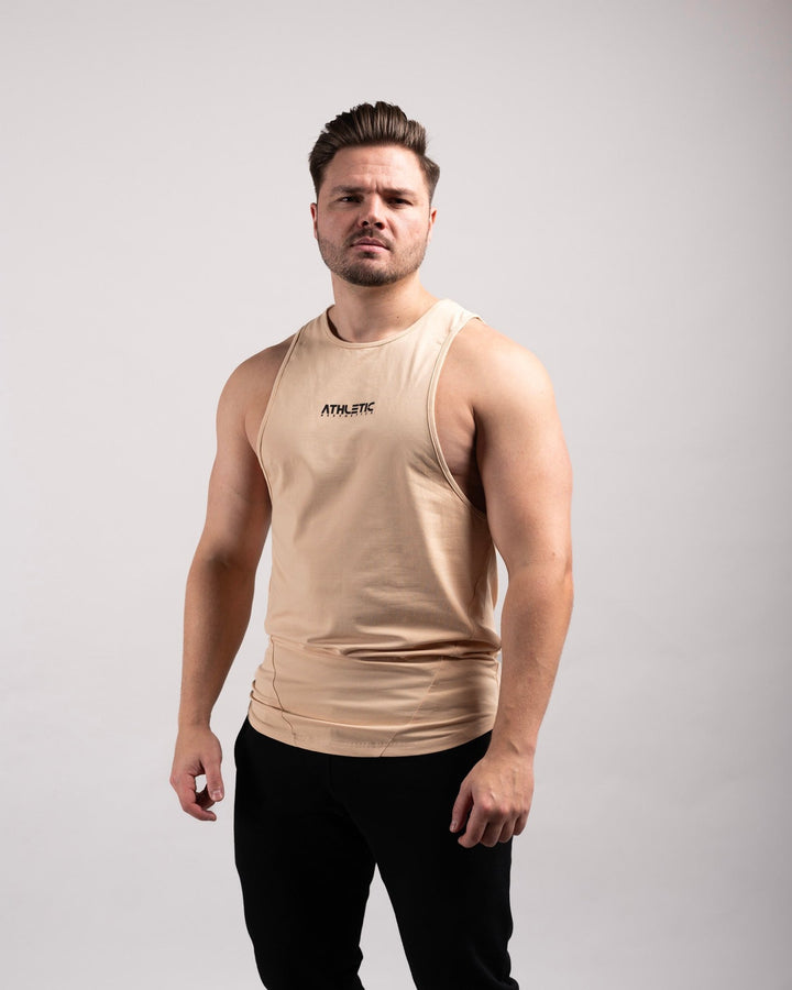 Infinity Sleeveless Shirt (Tan) - Athletic Aesthetics