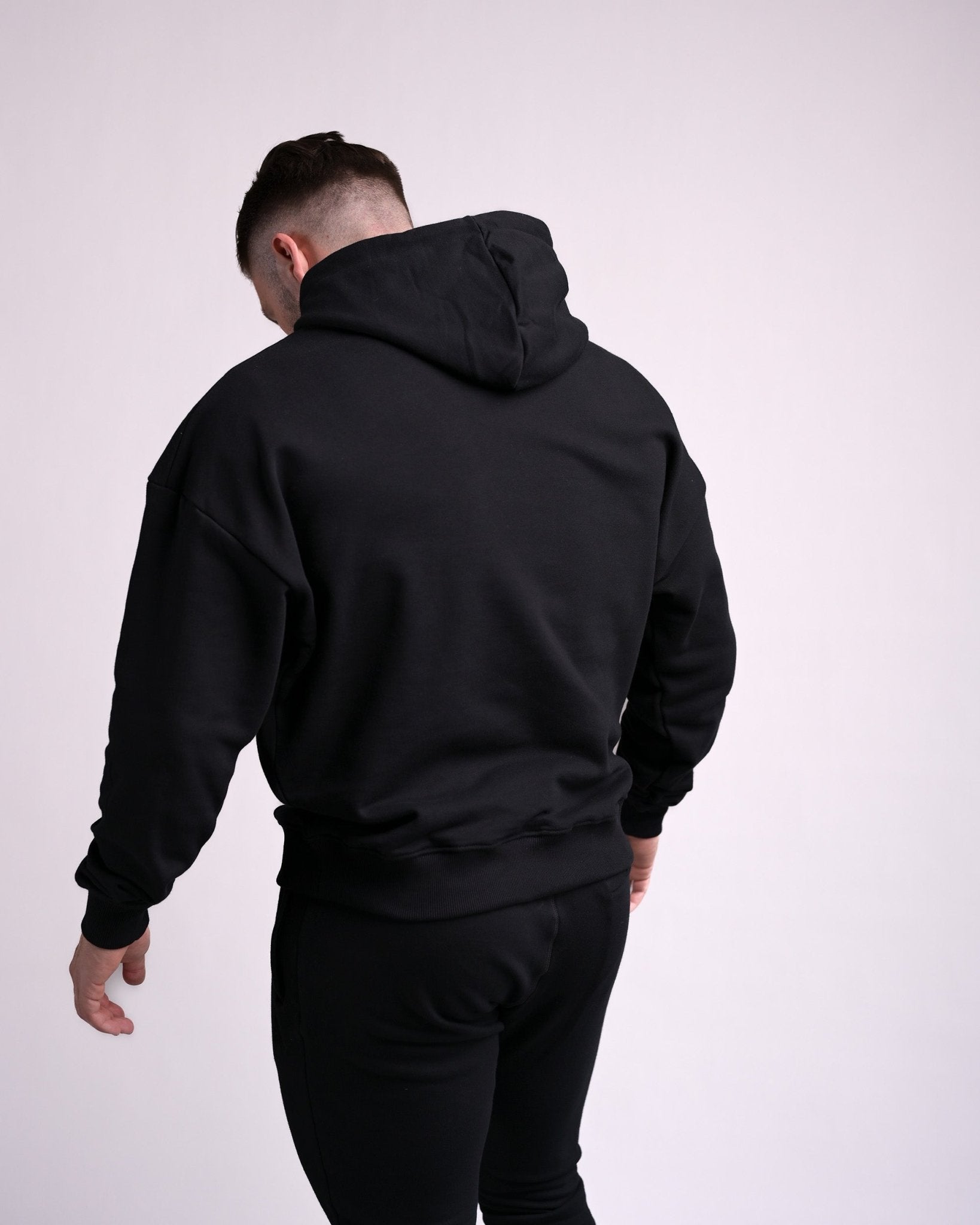 Black athletic hoodie online