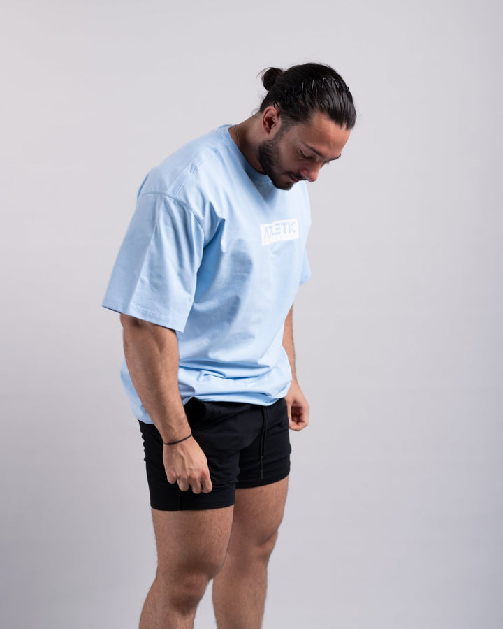 Oversize Shirt (Baby Blue) - Athletic Aesthetics