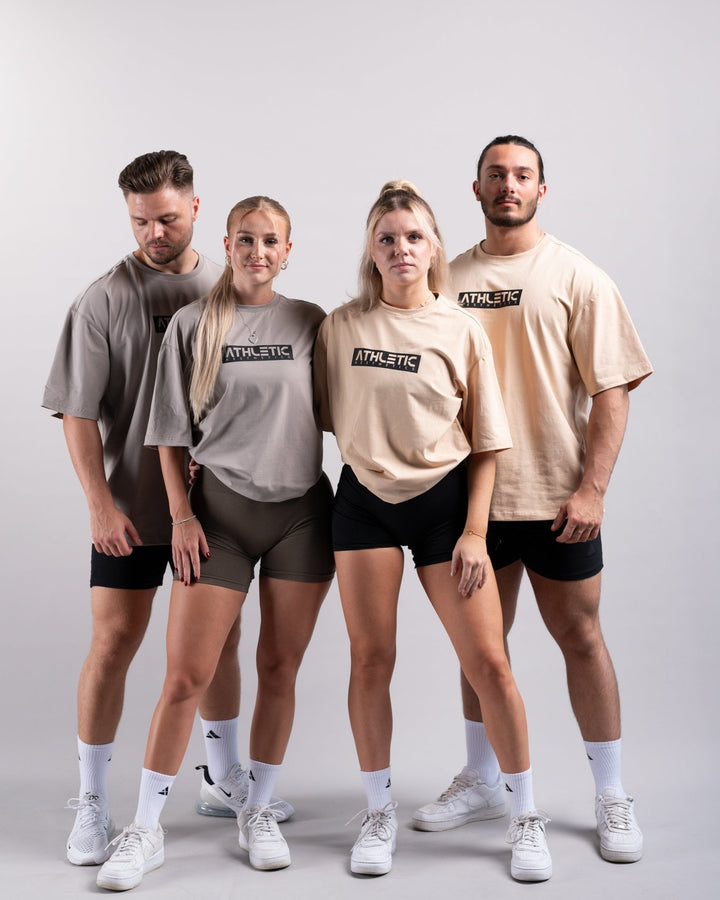 Oversize Shirt (Tan) - Athletic Aesthetics