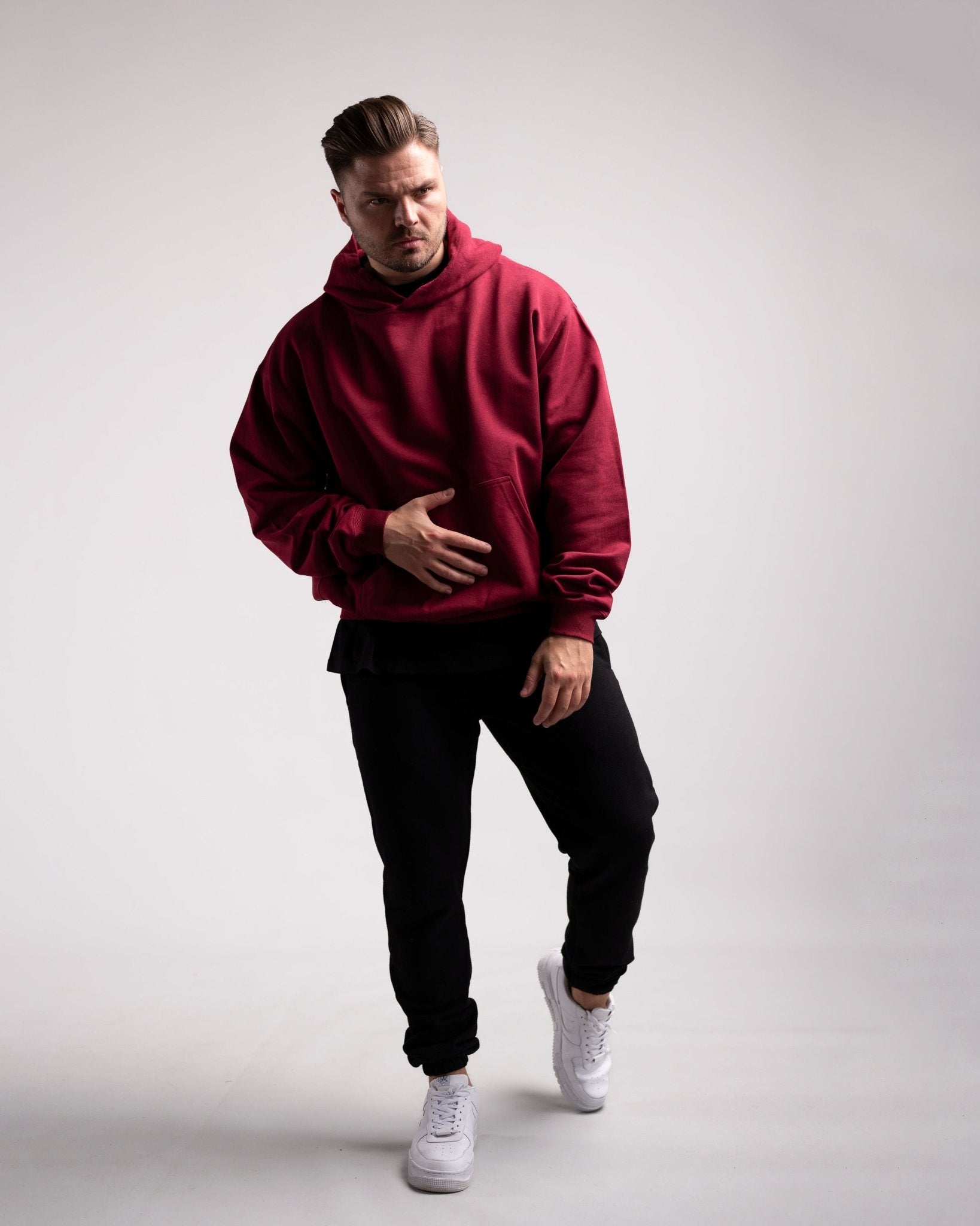 Hoodie burgundy hot sale