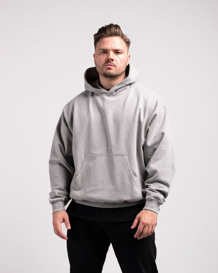 Oversized Hoodie (Grey Marl) - HQ Basics - Athletic Aesthetics