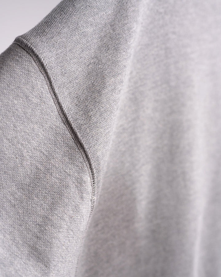Oversized Zipped Hoodie (Grey Marl) - HQ Basics - Athletic Aesthetics