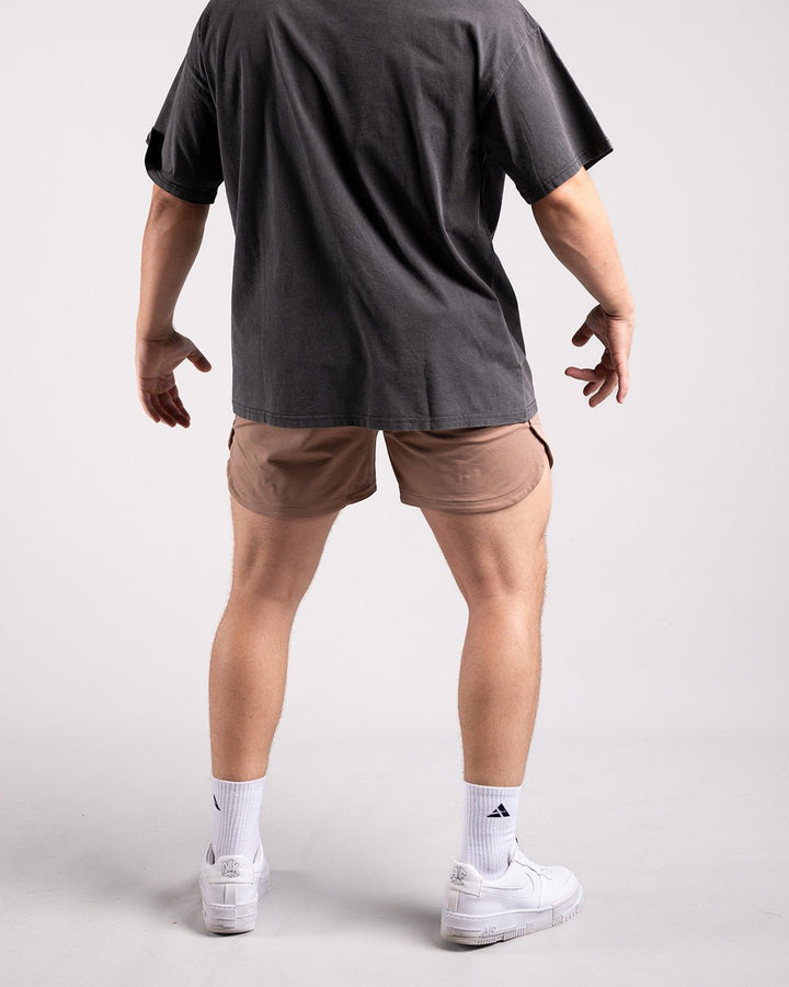 Performance Shorts 2.0 (Brown) - Athletic Aesthetics