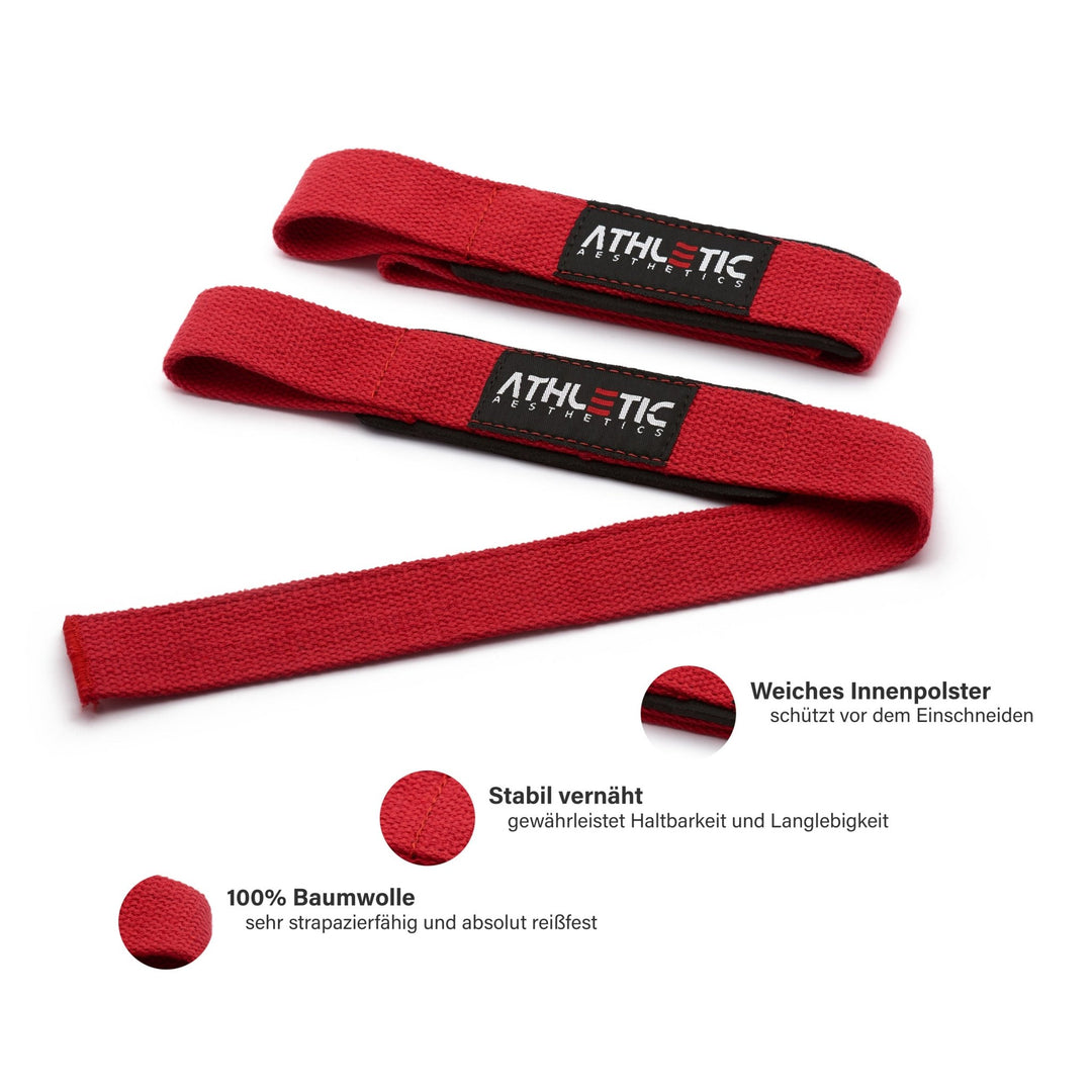 Zughilfen (Rot) - Athletic Aesthetics